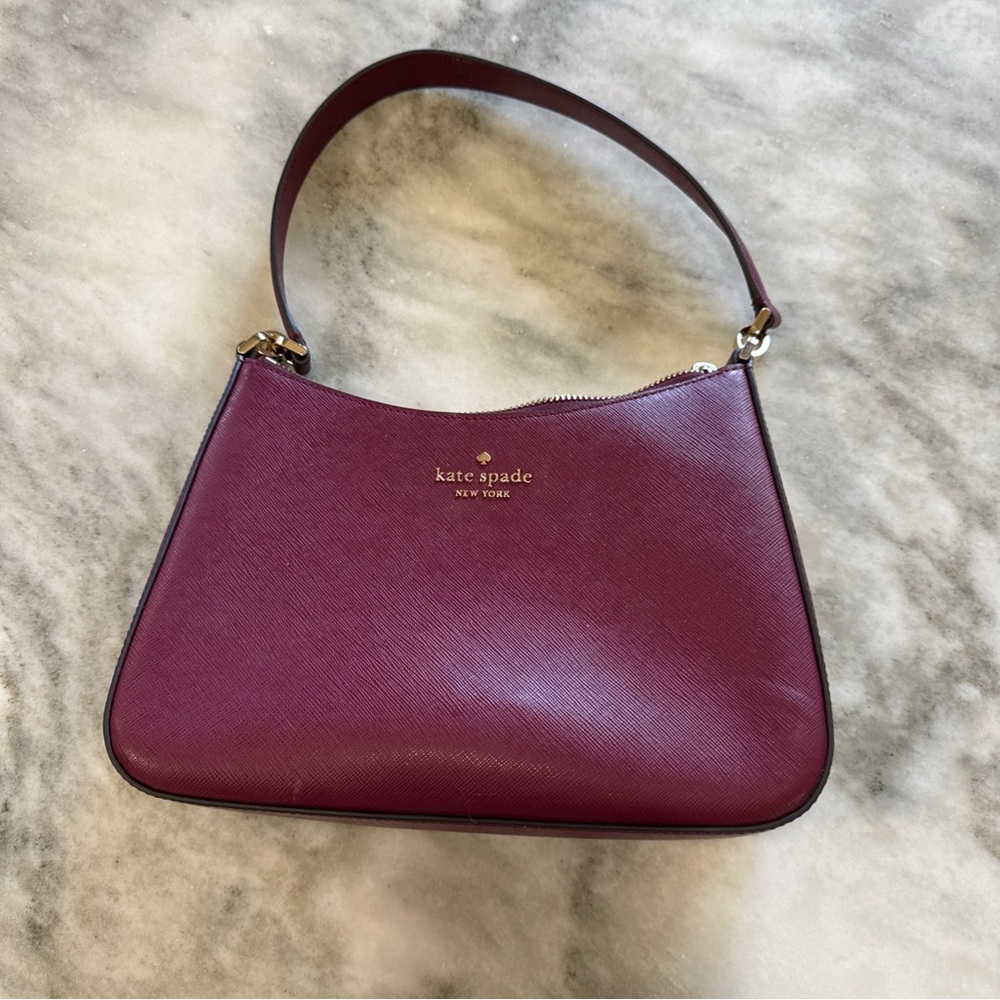 KATE SPADE MADISON SHOULDER BAG IN BLACKBERRY